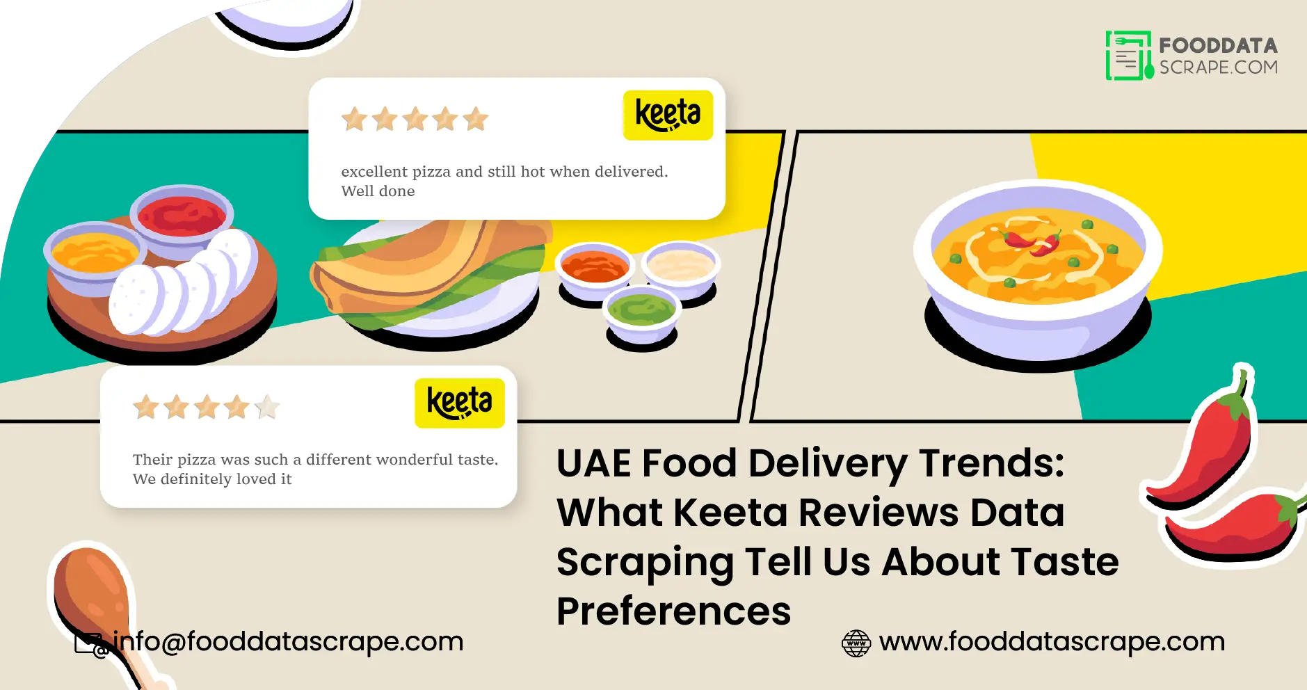 UAE Food Delivery Trends: What Keeta Reviews Data Scraping Tell Us About Taste Preferences